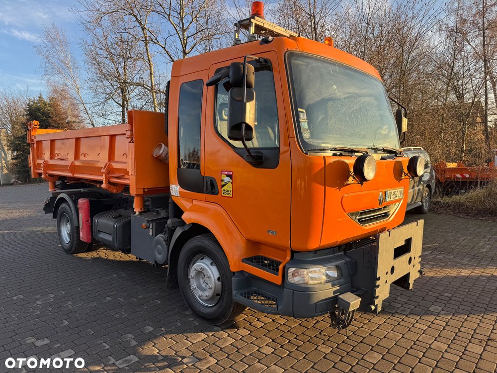 Renault Midlum Wywrotka 3 str. 2 x HYDROBURTA Specjalny Czołownica Solarka Piaskarka - 16