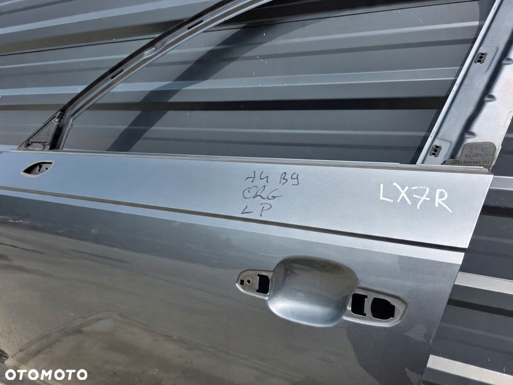 DRZWI LEWY PRZÓD AUDI A4 B9 LX7R SEDAN/ AVANT / KOMBI 2016-2019 ORYGINAŁ !! - 10