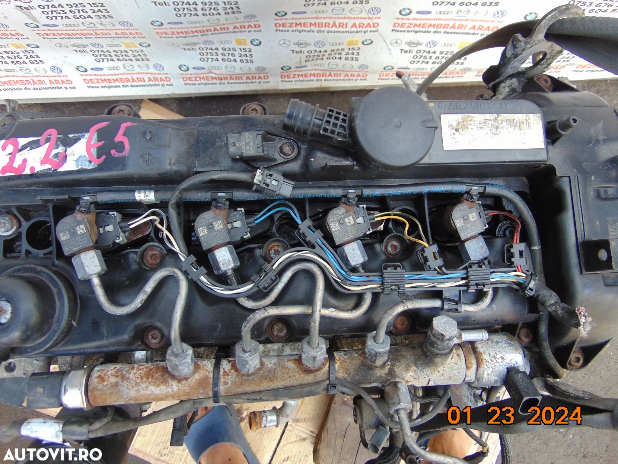 Injectoare Mercedes 2.2 euro 5 Sprinter Vito w204 w212 delphi cod a injedctor 2.2 euro 5 mercedes c - 1