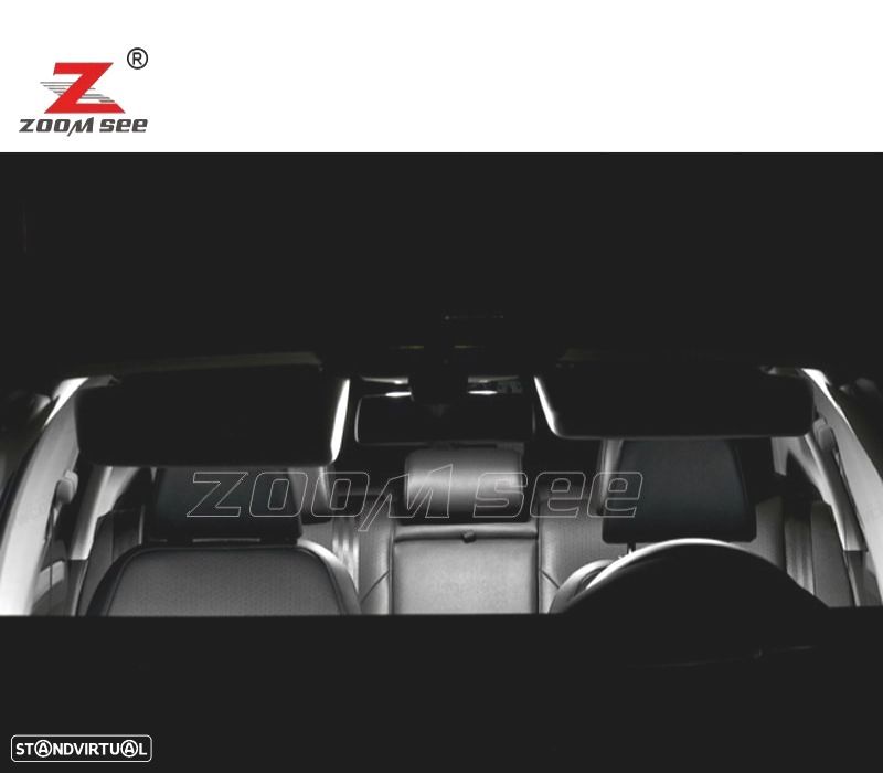 KIT COMPLETO DE 18 LÂMPADAS LED INTERIOR PARA VOLKSWAGEN VW PASSAT B7 SEDΜN 2012-2015 - 6