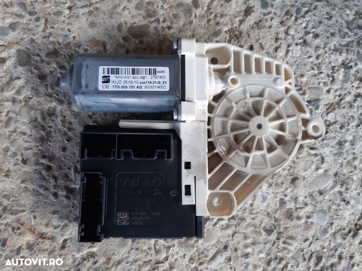 Modul cu motoras macara stanga fata VW SKODA SEAT cod 3C0959793 - 1