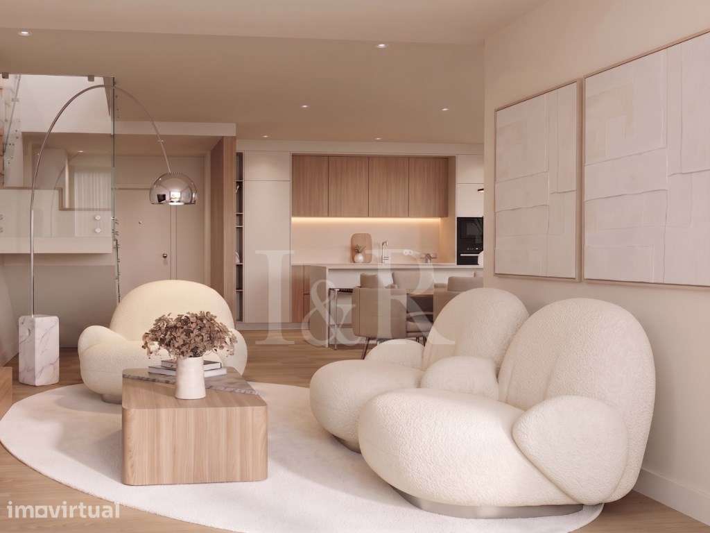 Penthouse T4 duplex com terraços e estacionamento em Caxias - Grande imagem: 4/52