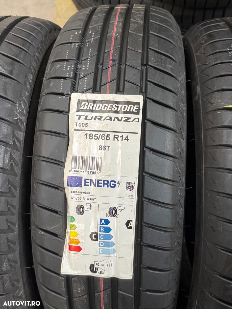 Vând 4 anvelope 185/65/14 bridgestone de vară noi - 2