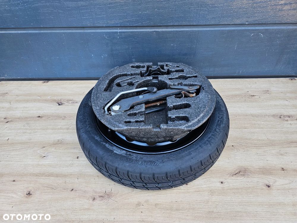 KOŁO DOJAZDOWE ZAPAS ZESTAW LEWAREK VOLKSWAGEN GOLF PASSAT JETTA CADDY SHARAN 16 CALI 5x112 ET25,5 - 7