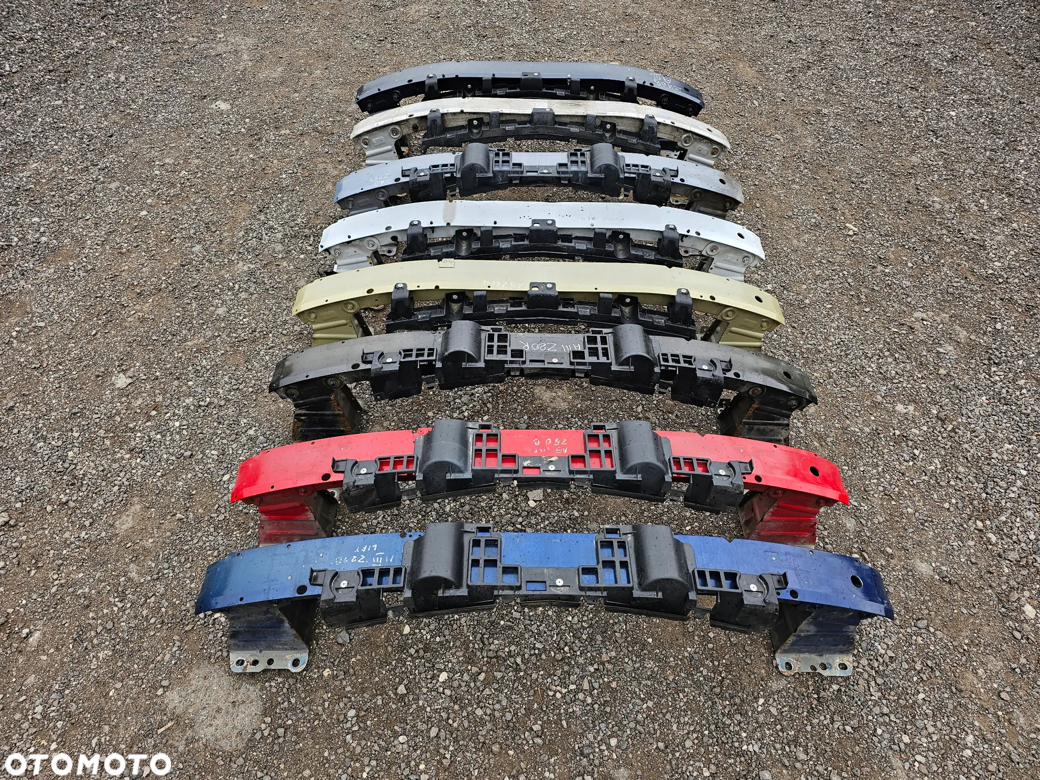 RÓŻNE KOLORY BELKA ZDERZAKA PRZEDNIEGO ABSORBERY ŚLIZG OPEL ASTRA H PRZED LIFT PO LIFT Z157 Y20Z Z163 Z20R Z177 Z21B Z168 Z155 Z50B Z40H Y474 Z20N Z167 - 3
