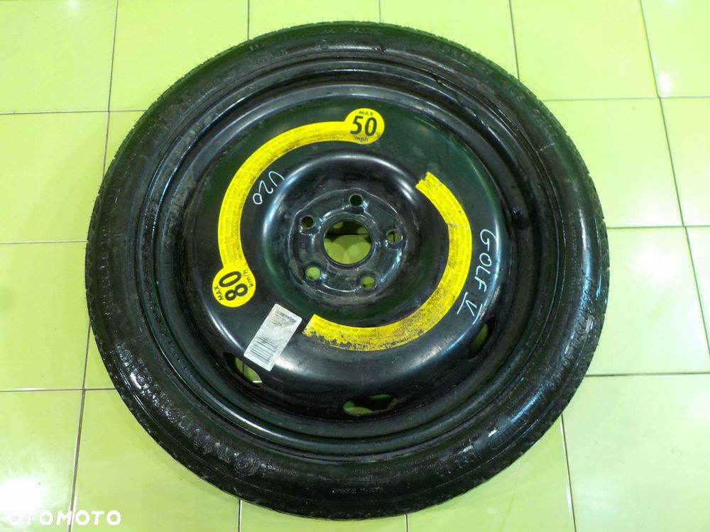 GOLF V A3 8P kolo dojazdowe 125/70/18 5x112 - 1