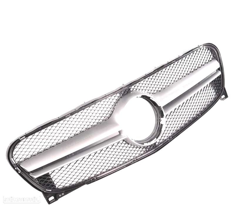 GRELHA MERCEDES CLASSE GLA X156 14-16 LOOK AMG CROMADO PRETO - 5