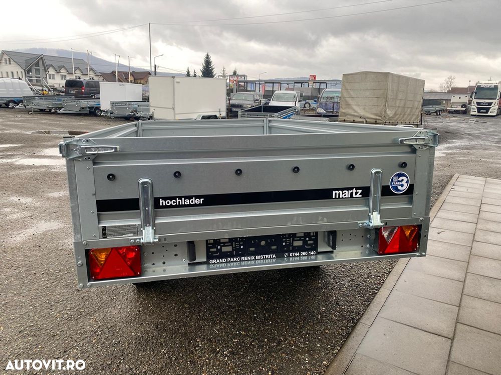 Martz Remorca auto Hochlader 300/150/40  2 axe 750kg - 4