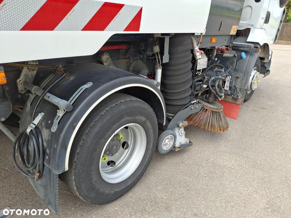 Renault Midlum 220 DXI Zamiatarka SEMAT Zoeller Johnston Szczotki L/R Obie Strony 2012r Napęd Hydrostat Euro 5 Rura Do Liści Studzienek 3873 Mth - 12