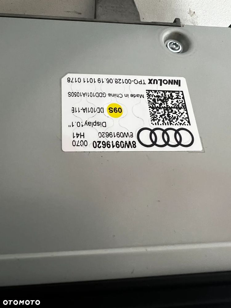WYŚWIETLACZ AUDI A4 A5 B9 DOTYK LCD EUROPA MIB 3 8W0919620 PANEL KLIMATYZACJI 8W0820043T - JAK NOWE - 3