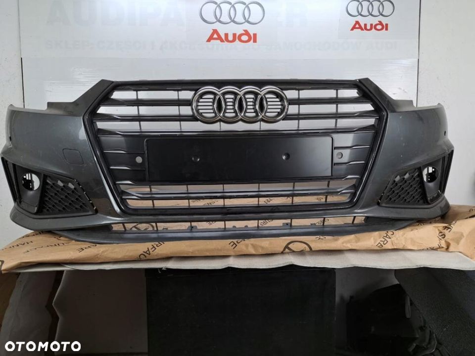 ZDERZAK AUDI A4 B9 8W COMPETITION S-LINE BLACK - 1