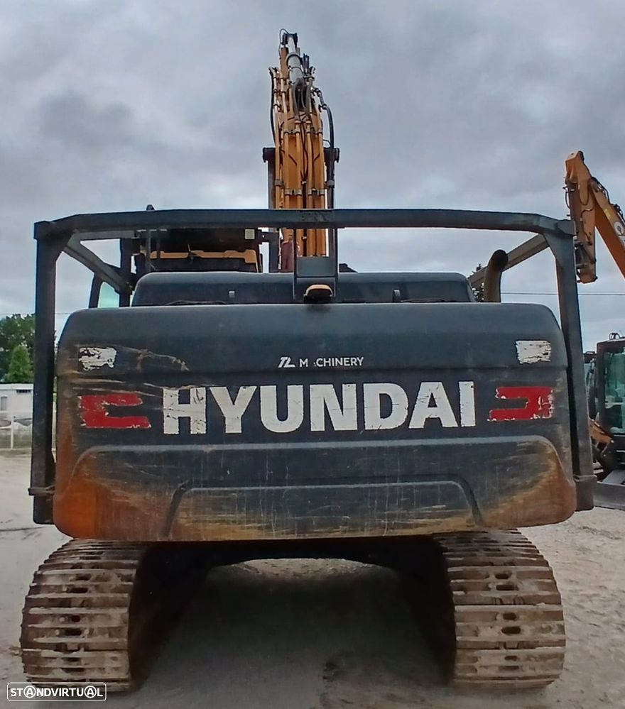 Hyundai HX220L e Cabeça Logmax 6000 Escavadora Florestal - 5