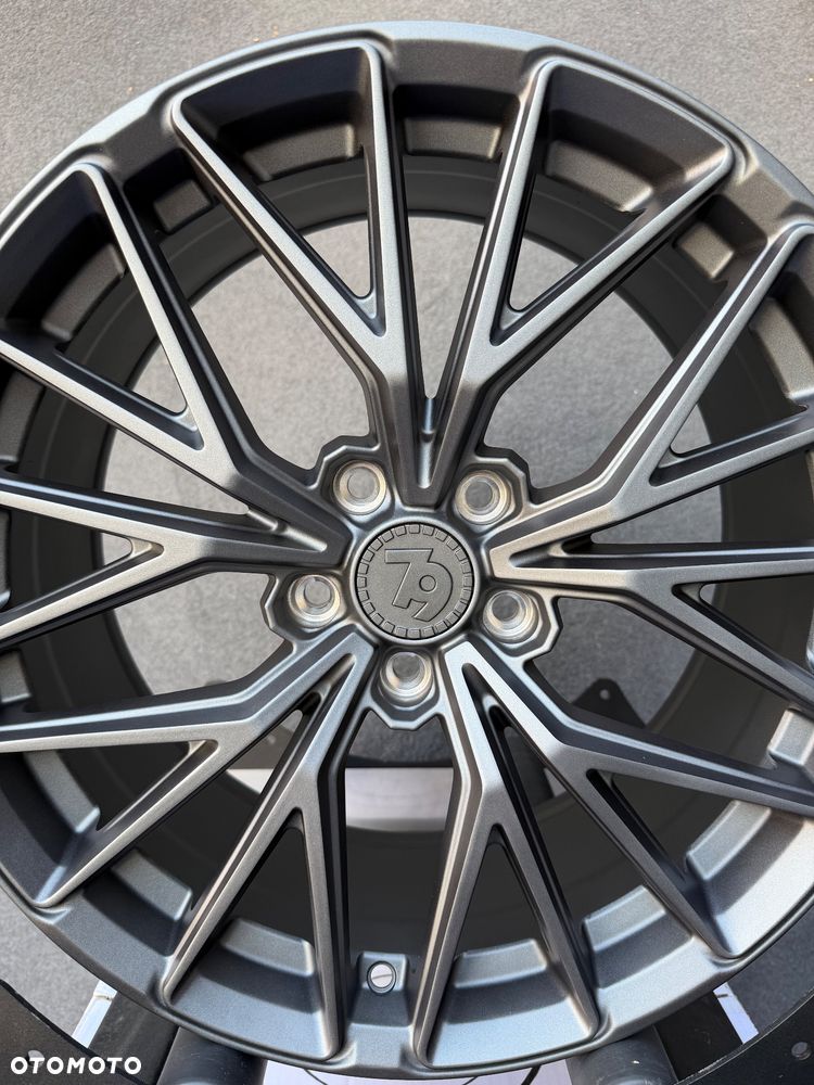 NOWE alufelgi Szary Mat  5x112 18 felgi 8j ET35 BMW seria 3 G20 G22 G30 G31 F44 G22 G23 G32 F39 G60 G01 X1 F48 G42 X2 U06 Active Tourer Z4 G29 xDrive Styling 930 czarne polerowane jak Japan Racing Carbonado Rubin - 4