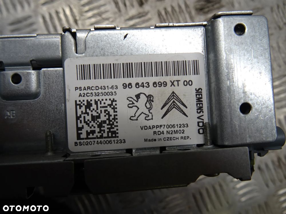 PEUGEOT 207 SW 1.6B RADIO 96643699XT - 5