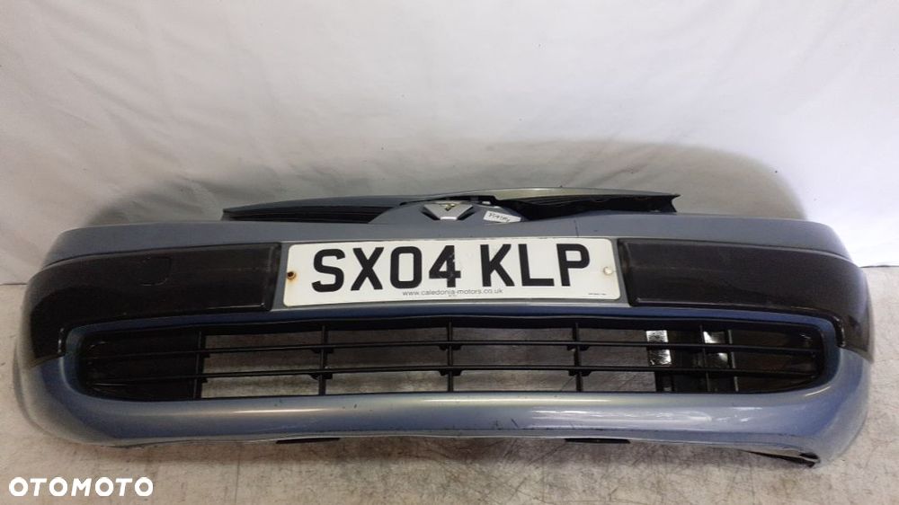 ^ ZDERZAK PRZÓD PRZEDNI RENAULT SCENIC 2 II TED47 NIEBIESKI BŁĘKITNY - 1