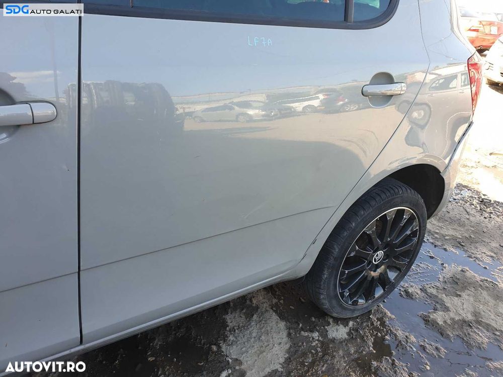 Usa Usi Portiera Portiere Stanga Spate cu Ondulatii Skoda Fabia 2 Hatchback 2007 - 2014 Culoare LF7A [1551] - 4