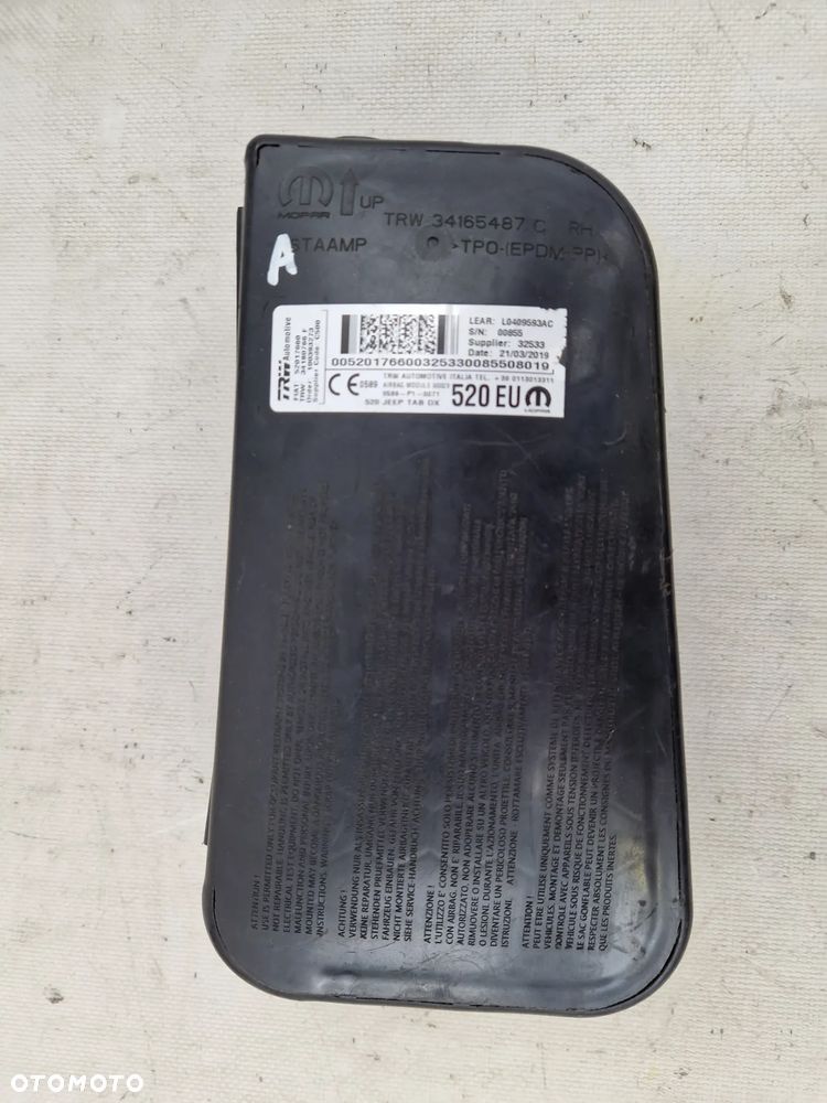 Prawa poduszka airbag fotela Jeep Renegade EUROPA