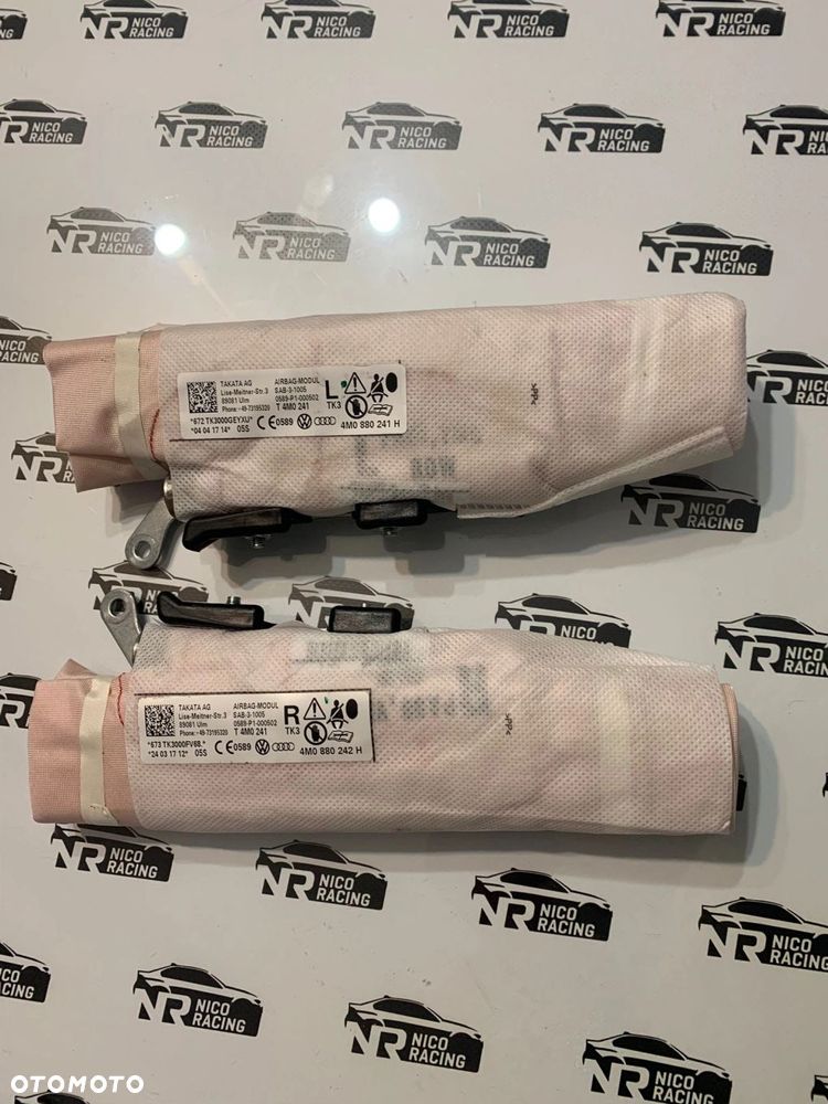PODUSZKA FOTELA LEWA PRAWA PRZÓD AUDI Q7 4MO880241H 4MO880242H - 4