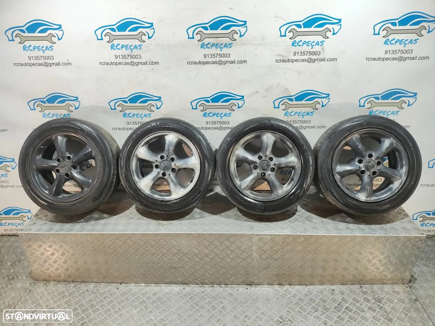 Jantes 16" Mercedes Benz - SLK R170 - ORIGINAIS - 7J - 8J | ET37 - ET30 | 5x112 - 16 Polegadas | A1704010802 |  A1704010702 | Jante | 5 x 112 | 225 50 16 - 205 55 16 | Pneus - 11