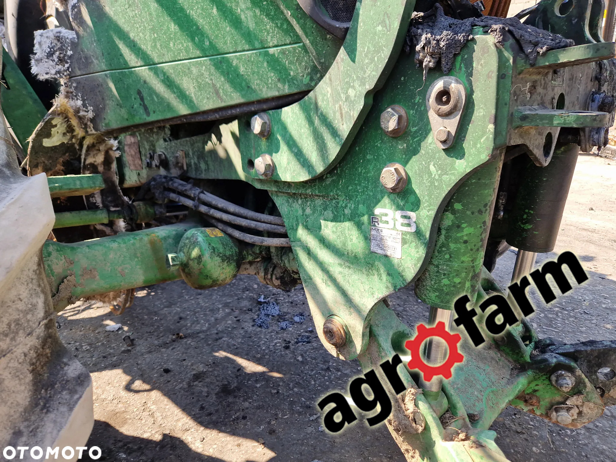 John Deere 6105 MC 6115 most skrzynia silnik zwolnica blok ładowacz TUZ - 5