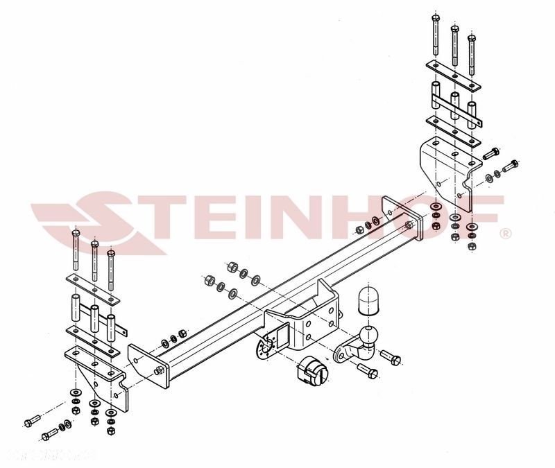 Hak Holowniczy + WIĄZKA 7PIN do Nissan Patrol od 1998 do 2010 - 2
