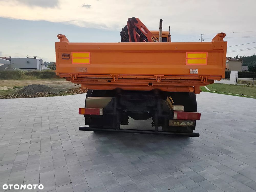 MAN MAN TGA 18.360 HDS Żuraw Wywrotka 4x4 akcja zima - 5
