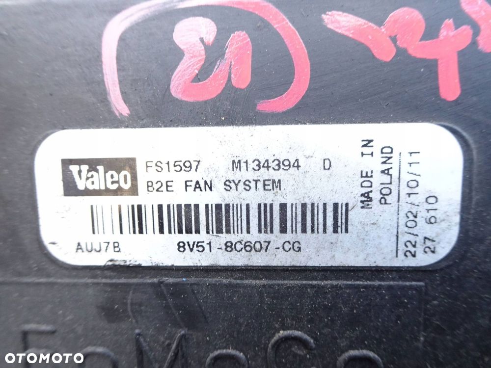 chłodnica wody + wentylator ford fiesta mk7 1.6 tdci - 5