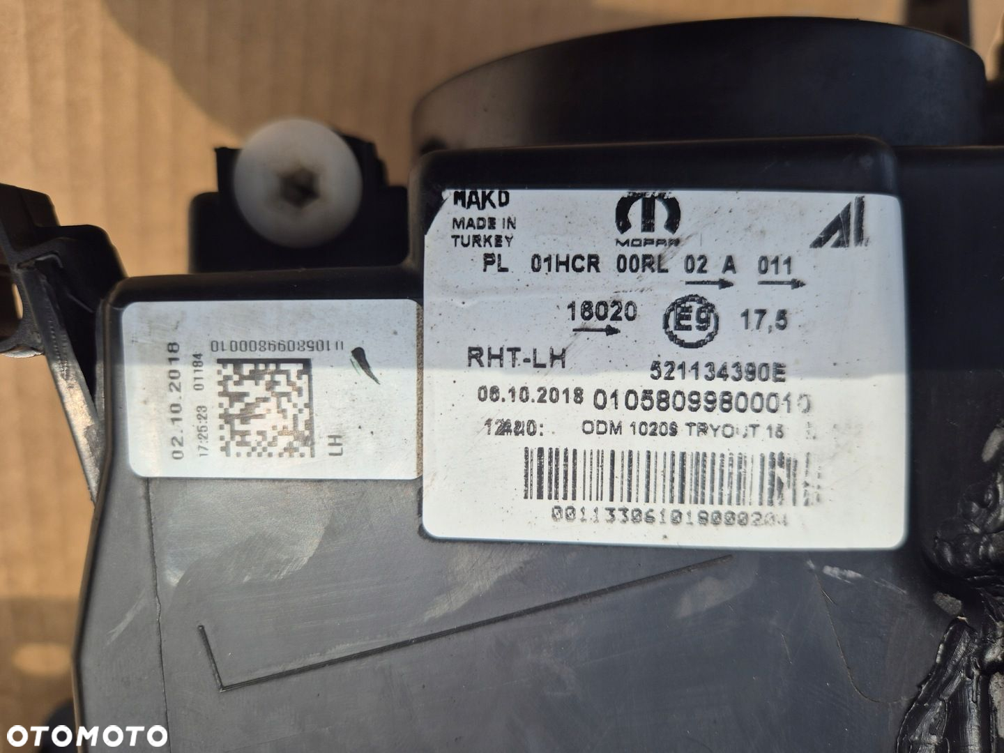 Fiat Tipo 2 lampa lewa LED. MOPAR.Soczewka H-7. - 12
