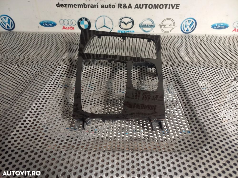 Ornament Trim Consola Centrala Bmw Seria 7 F01 F02 F03 F04 Volan Stanga Lemn Mahon Dezmembrez Bmw S - 3