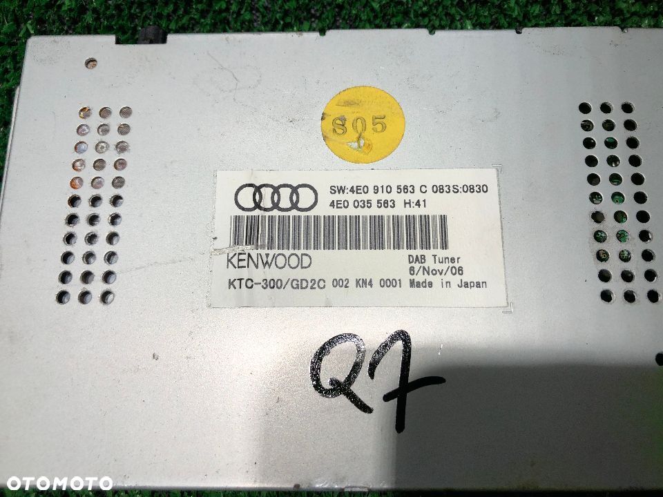 AUDI Q7 4L 2005-> STEROWNIK TUNER RADIA 4E0035563 - 2