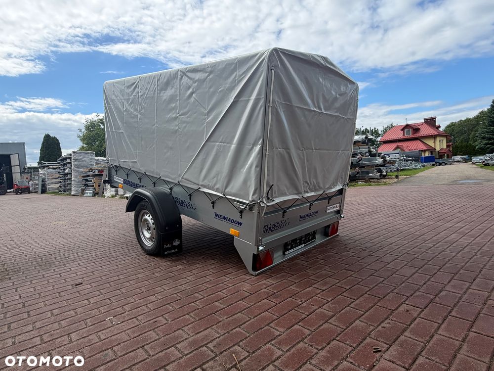 Niewiadów Przyczepa Niewiadów N426U 260x138x35cm z plandeką 1 oś 750kg burty boczne 2mm  MOTOMUS dostawa pod dom - 11