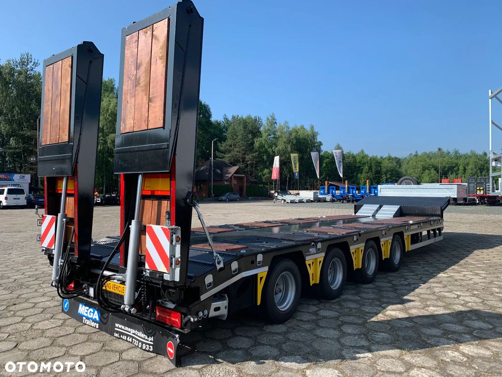 Inny MEGA TRAILERS naczepa czteroosiowa rozciągana +5.000mm, najazdy hydrauliczne DMC 66T - 3