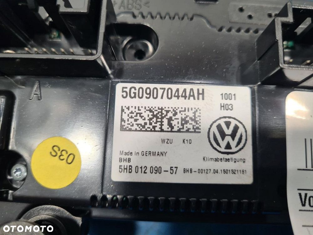 VOLKSWAGEN PASSAT B8 PANEL KLIMATYZACJI 5G0907044AH LI7F CUAA - 8