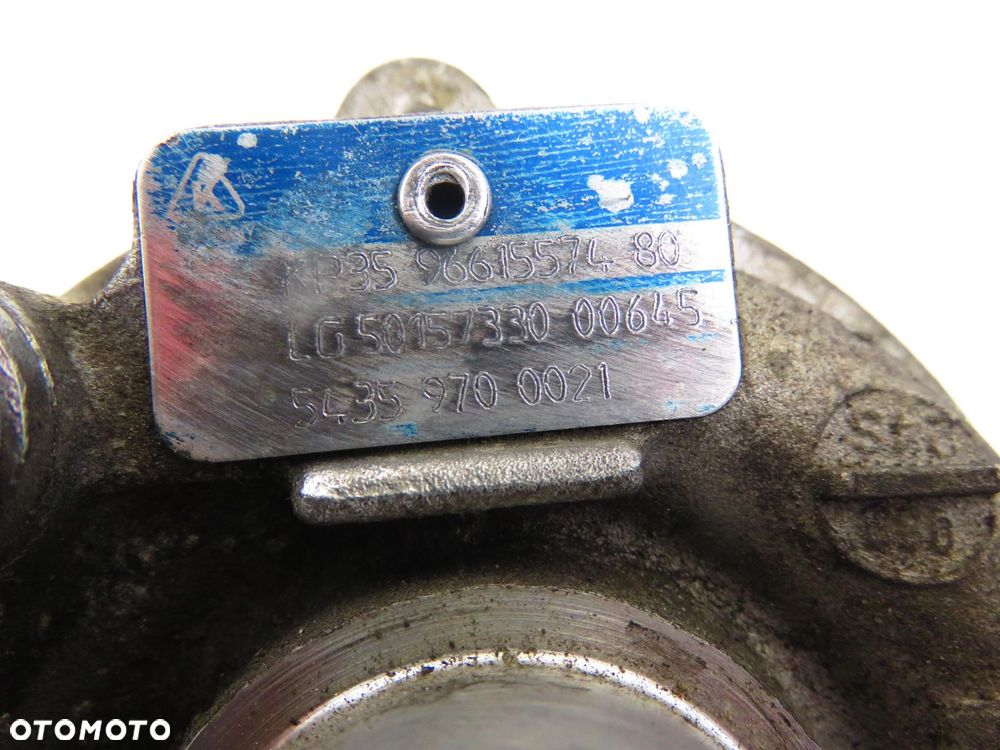 TURBOSPRĘŻARKA CITROEN NEMO 1.4 HDi 9661557480 - 2