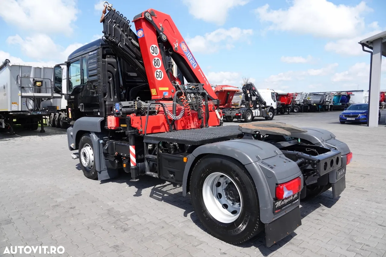 MAN TGS 480 / HDS HMF 1820 / RAZA 17,5 m / EURO 6 / MANUAL / RADIO CONTROL / TRACTOR - 9