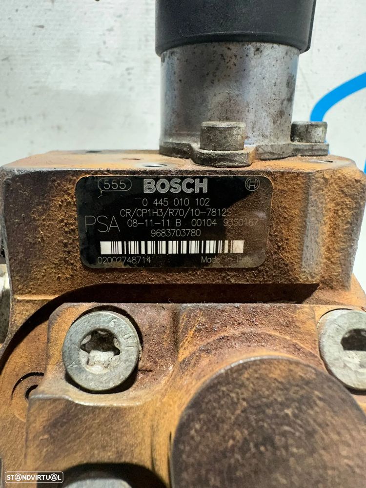 .Bomba Alta Pressão Original Bosch PSA Peugeot Citroen Mini 1.6 HDi 16v DV6TED4 0445010102 9683703780 - 2