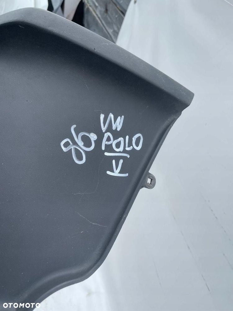 DYFUZOR SPOJLER DOKŁADKA ZDERZAKA TYŁ TYLNY VW POLO V GTI R-LINE 6R6807568M - 6