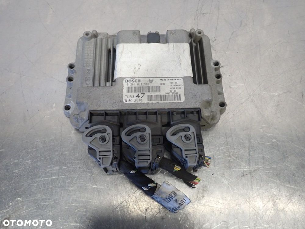 KOMPUTER SILNIKA PEUGEOT 307 9647158180 - 1