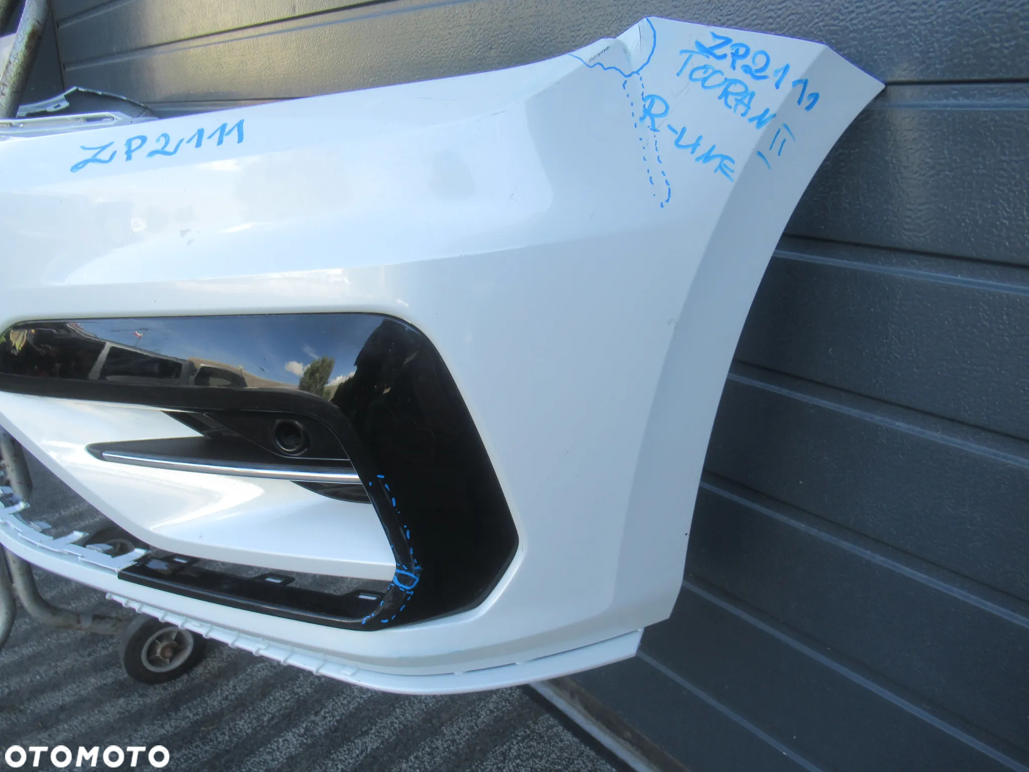 ZDERZAK PRZEDNI PRZÓD VW TOURAN II 2 R-LINE 5TA807221M-T 2015- - 6