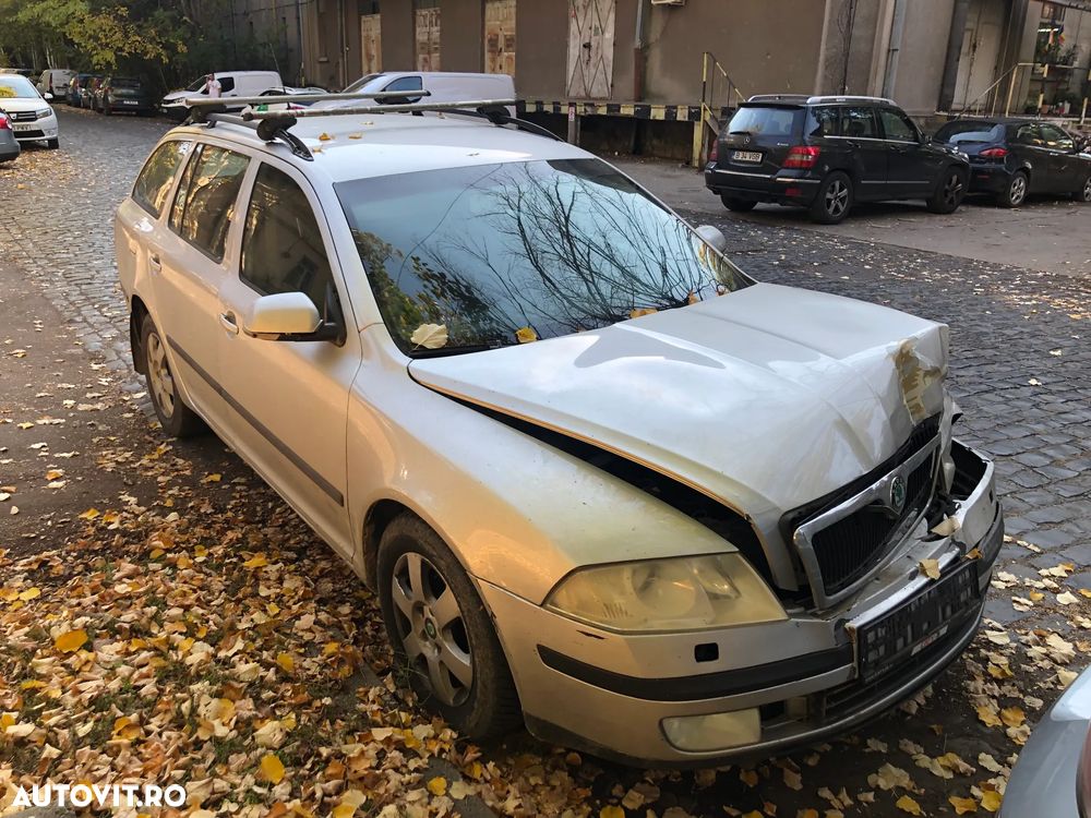 Dezmembrez Skoda Octavia II break 2006 gri argintiu 1,9TDI cod BXE - 4