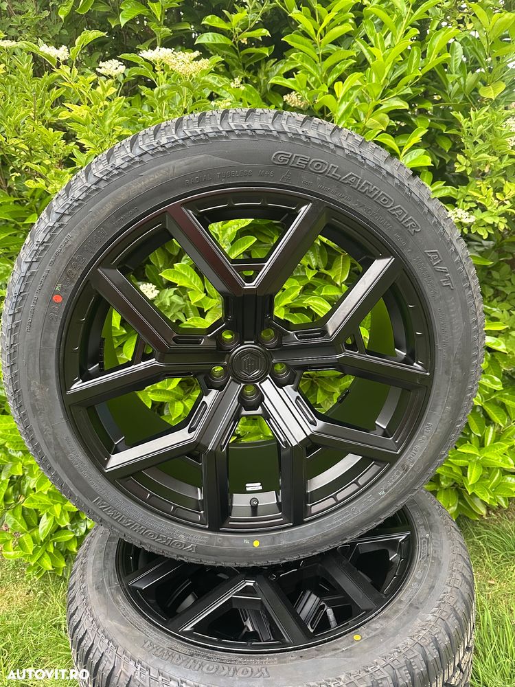 Jante Originale 22" Urban Automotive WX-2R + Anvelope Iarnă/AT Yokohama 285/45 R22 Land Rover Defender L663 + Piulițe Antifurt (DOT 2025) - 2