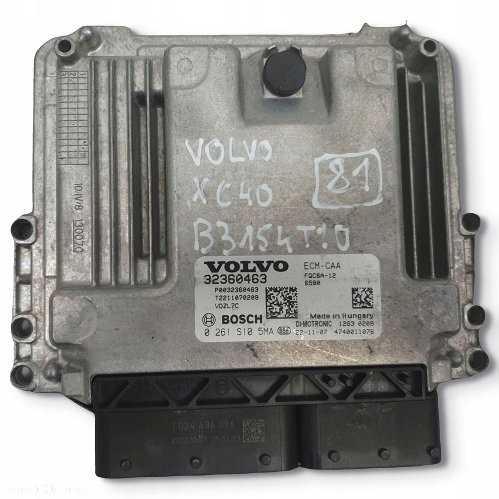 Volvo XC40 1.5 H STEROWNIK SILNIKA komputer 32360463 - 5
