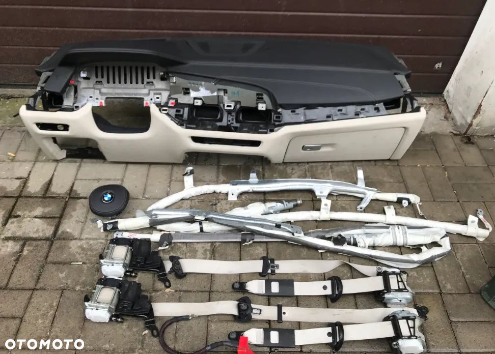 BMW X7 G07 Konsola deska rozdzielcza poduszki airbag