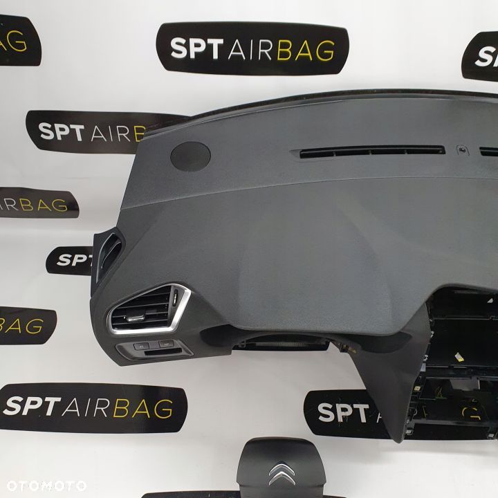 CITROEN C4 DESKA ROZDZIELCZA KONSOLA KOKPIT PULPIT PODUSZKI AIRBAG AIR BAG PASY KIT SET - 2