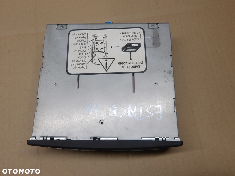 RENAULT ESPACE IV 2.2D RADIO 8200089153 - 2