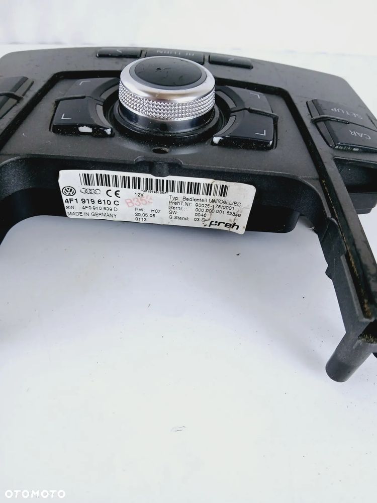 Panel Sterownik MMI Sterowania Audi A6 C6 4F1919610C - 6
