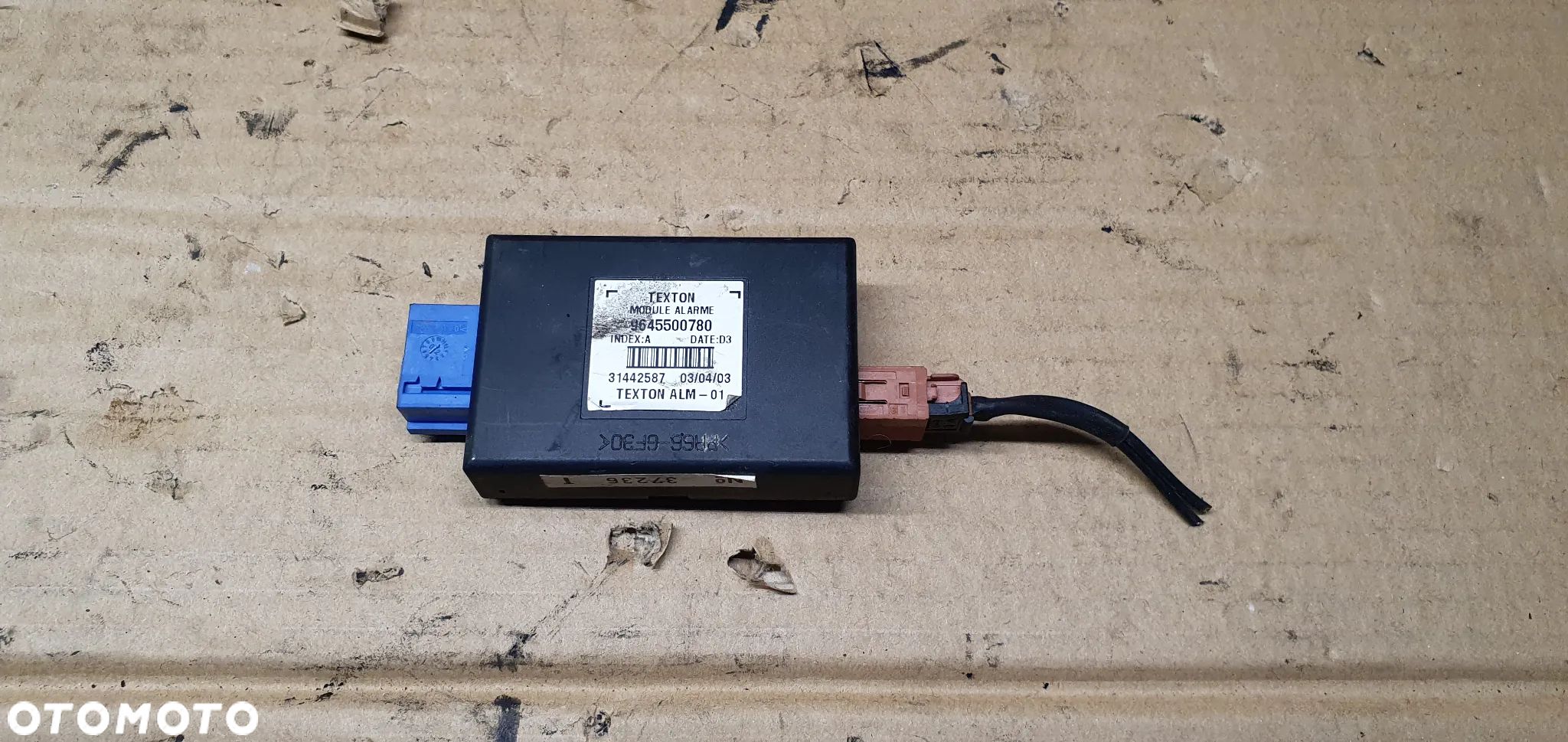 Moduł komputer sterownik alarmu Citroen C5 9645500780 - 1