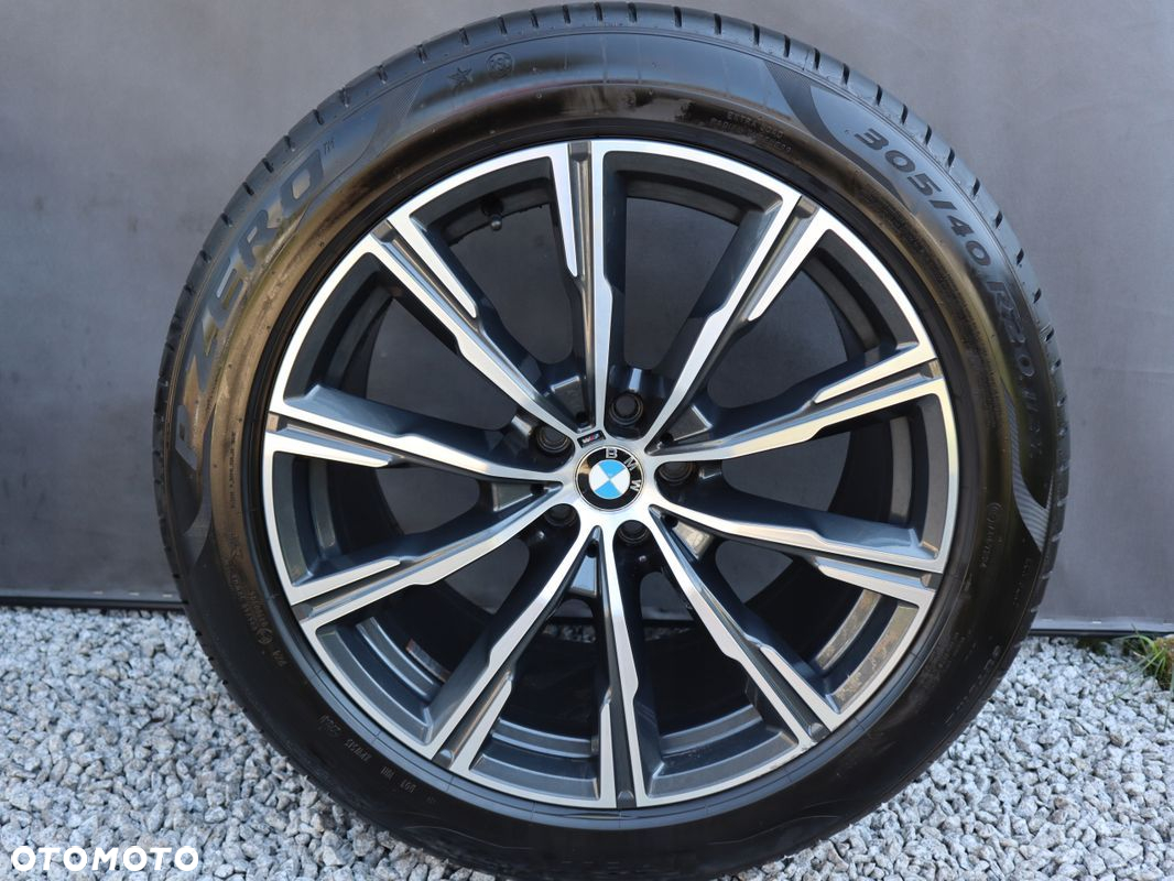 KOŁA Felgi BMW OE G05 GO6 20 CALI WZ 740 M X5 X6 OE Pirelli SUPER STAN - 2