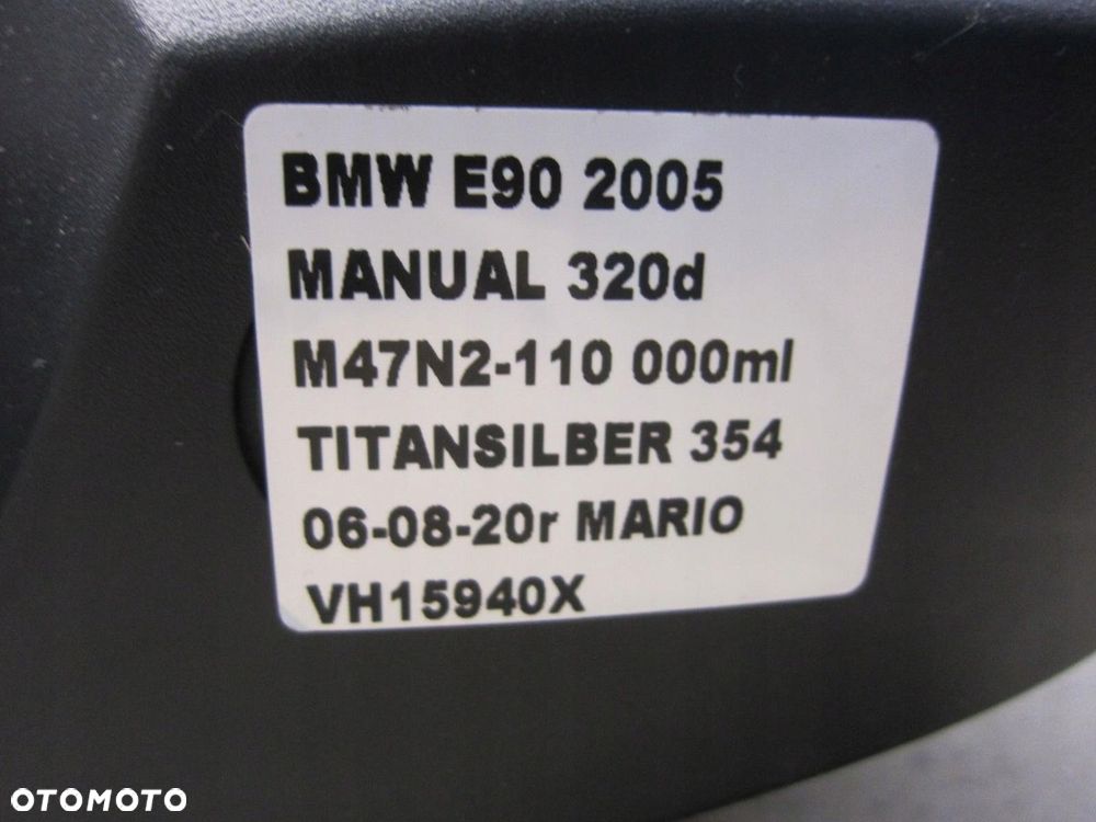 BMW 3 E90 E91 FOTEL PASAŻERA PRAWY MATERIAŁ SZARY TAPICERKA - 7