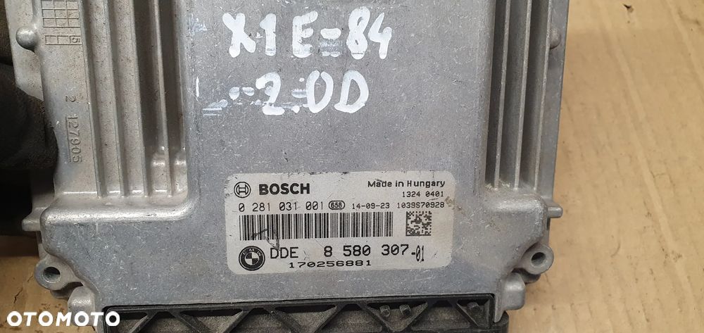 Komputer sterownik ECU BMW X1 E84 2.0D 8580307 - 4